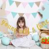 Young Wild & Three Banner Gold Glitter, Young Wild and Three Decorations, Happy Birthday 3rd Banner, 3rd Birthday Decorations view 3