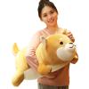ERDAO Shiba Inu Plush Pillow,Soft Corgi Stuffed Animals Toy Cute Sleeping Puppy Doll Gifts for Kids (Round Eyes, 29.5 inch) view 1