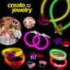 500 Glow Sticks Party Pack Necklaces And Bracelets - Ultra Bright Glow in The Dark Party Supplies, Bulk 8 Mixed Colors 200 Sticks And 300 Accessories - for Halloween, Christmas, Birthday view 4