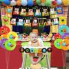 Kreatwow Monster 1st Birthday Decorations Kit Monster Theme Photo Banner Balloons Cupcake Toppers One High Chair Banner for Little Monsters Party Supplies view 2