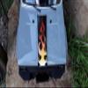 Body Decal Sets for Element RC Enduro Sendero 1/10 Scale Radio Controlled Rock Crawler (Fender Flames (White Hot Fire on Black)) view 4