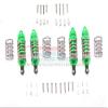 GPM For Traxxas Rustler 4X4 VXL (67076-4) Upgrade Parts Aluminum Front + Rear Shocks (Low Center Of Gravity Version) - 4Pc Set Green view 1