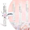 GIFTEXPRESS 96 pcs 4.2" White Heart Bubble Wands, Party Favors for Weddings Supplies, Valentine's Day, Party and Anniversaries (96 Pack) view 2