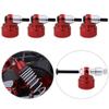 Aluminum Shock Caps (fits Ultra Shocks) Replacement of 3767A 3767X for Traxxas RC Car,Set of 4 (Red) view 4