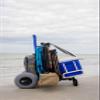 My Beach Cart The Original Patented NO Rust Aluminum Foldable Beach Cart 13 INCH Big Wheels Balloon Tires for Sand Heavy Duty. Often Imitated, Never Duplicated. view 4
