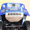 Aluminum Front Bumper + Skid Plate For Traxxas TRX-4 Mercedes-Benz G500 (82096-4) / TRX-6 Mercedes-Benz G63 (88096-4) - 1 Set Black view 3