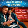 GoCube Edge, The Connected Electronic Bluetooth Cube - Award-Winning 3x3 Magnetic Speed Cube - App Enabled Interactive Smart Cube - Best Gift for Kids & Adults - STEM Brain Teaser Puzzles - Free App view 2