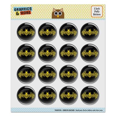 Batman Batman Icons Logo Puffy Bubble Dome Scrapbooking Crafting Sticker