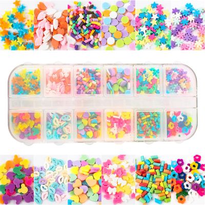 AUEAR, 12 Colors Fake Candy Sweets Sugar Chocolate Ice Sprinkles Decorations for DIY Crafts (Style A)