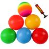 Ogrmar 6PCS 8.5 Inch Playground Balls Dodgeballs with 1 Hand Pump for Kids and Adults Dodge Ball, Kickball, Handball, Camps, Picnic and Schoolyard Games view 1