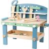 Compact Wooden Workbench by Small Foot Tool Bench Set in Nordic Theme  21+ Piece Playset Includes Hammer, Saw, Screwdriver, Nails, Screws and Measuring Stick  Improves Motor Skills  Ages 3+ Years view 1