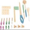 Compact Wooden Workbench by Small Foot Tool Bench Set in Nordic Theme  21+ Piece Playset Includes Hammer, Saw, Screwdriver, Nails, Screws and Measuring Stick  Improves Motor Skills  Ages 3+ Years view 2