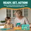 200 Action Verbs Flash Cards - Vocabulary Builder Educational Photo Cards for Speech Therapy, ESL & Homeschooling | Realistic Diverse Pictures for Kids & Adults with Autism, Dementia, Aphasia, SLP view 2