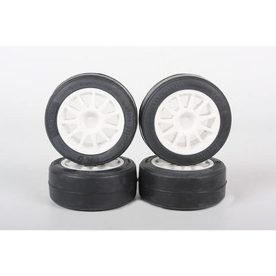 60D Type A Pre-Mounted - Hard Foam Insert (4pcs) TCS Spec Tire / Tamiya / 1029