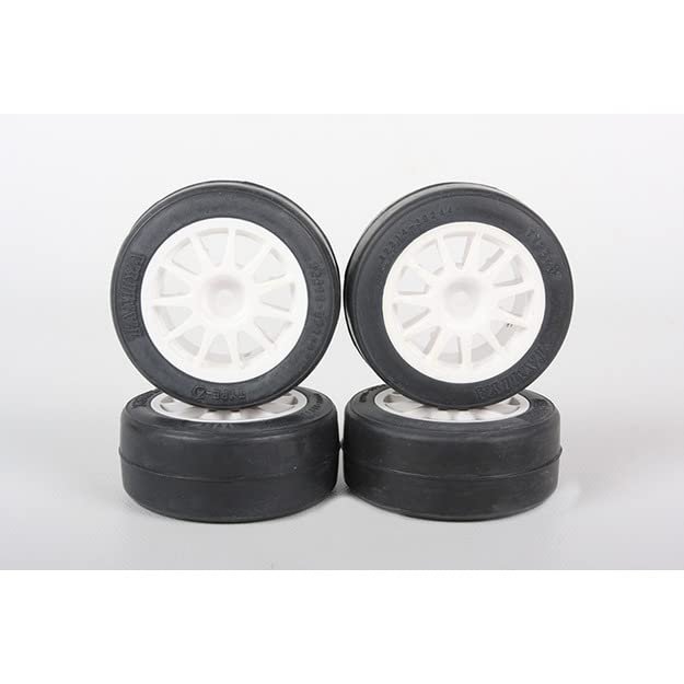 60D Type A Pre-Mounted - Hard Foam Insert (4pcs) TCS Spec Tire / Tamiya / 1029