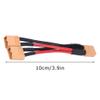 Drfeify HM Lithium Battery Parallel Cable, Parallel Battery Connector Adapter Cable 14AWG for RC Batteries(1 to 2 Plugs)(1 Female to 2 Male) view 3