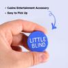 GSE Games & Sports Expert Little Blind, Big Blind, Missed Blind, Kill, Reserved, Dealer Button - Set of 6 Casino Texas Holdem Poker Button for Gambling Card Games view 4