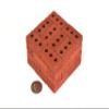 Acacia Grove Mini Red Bricks, 1:6 Scale (32 Pack) view 2