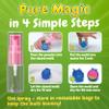 BFB DIY Super Bouncy Balls Kit - Make Your Own Ball Science Kits, Crystal Powder Girls & Boys Crafts Set, Multi-Colored Glow in the Dark DIY Kids Projects - DIY Bouncy Ball Kit Crafts for Boys & Girls view 3