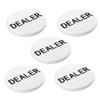 GSE Games & Sports Expert Dealer Button - Set of 5 Casino Texas Holdem Poker Button for Gambling Card Games, Texas Hold 'em, Poker Nights, Tournaments view 1
