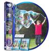 WOWMAZING Giant Bubble Kit: Space - Incl. Wand, 2 Big Bubble Concentrate Pouches and 8 Glow-in-The-Dark Stickers | Outdoor Toy for Kids, Girls | Bubbles Made in The USA - Space Kit view 1