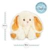 1i4 Group Bashful Bunny Microwavable Easter Stuffed Animal, Weighted Heatable and Coolable Lavender Scented Plush for Kids and Adults, 1.5 lb, Warm Pals view 3