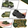 Diecast Military Vehicles Army Toy Mini Pocket Size Play Models Truck Tanks Helicopter for Kids Boys Age 3 4 5,Pack of 6 view 2