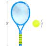 TychoTyke Kids Tennis Racket Play Set 2 Matching Balls Outdoor Exercise Playtime view 3