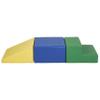 Factory Direct Partners 11618-AS SoftScape Toddler Playtime Climber, Indoor Active Play Structure (3-Piece Set) - Assorted view 4