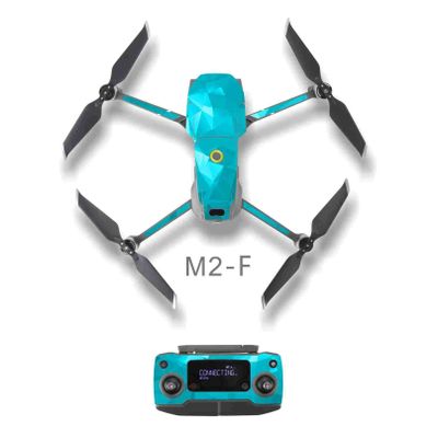 iMusk 1 Set Waterproof PVC Stickers Decal Skin Cover Wrap Guard for DJI Mavic 2 Pro/Zoom Body/Arm & Remote Controller Drone Accessories(M2-F)