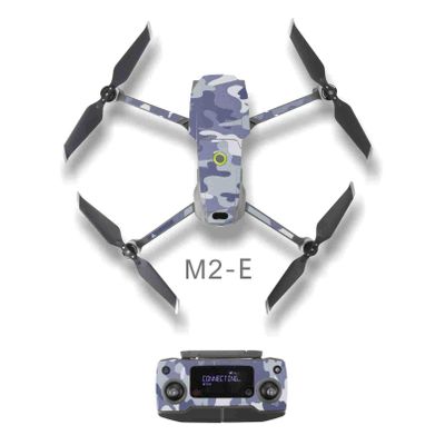iMusk 1 Set Waterproof PVC Stickers Decal Skin Cover Wrap Guard for DJI Mavic 2 Pro/Zoom Body/Arm & Remote Controller Drone Accessories(M2-E)