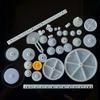 34 Kinds of Rack and Pinion Gear Bag Toy Model Pulley Plastic Worm Gear Reducer view 1
