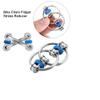 Gejoy 12 Pcs Bike Chain Fidget Toys Set Flippy Roller Chain Sensory Rings Bulk Handheld Toy Key Anxiety Relief Learning Help for Adults Teenagers ADHD Add Autism(6 Colors) view 4
