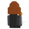 JEKCA Poodle Phone Stand 01S | Dog Plastic Building Blocks | Stationary | Age 14+ view 4
