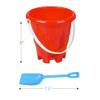 ArtCreativity 6" Beach Bucket and Shovel for Kids (Set of 2) Includes 2 Sand Shovels and 2 Buckets with a Sand Castle Design Inside, Sandcastle Building Toys, Fun Summer Sand Toys for Boys and Girls view 3