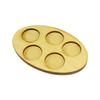 LITKO 5-Figure 72x110mm Oval Squad Tray for 25mm Circle Bases Compatible with Warhammer view 1