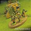 LITKO 5-Figure 72x110mm Oval Squad Tray for 25mm Circle Bases Compatible with Warhammer view 2