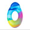 Bestway H2OGO! 46' Swim Bright Inflatable LED Swim Ring w/Backrest | Inflatable Pool Float Includes Cup Holder | LED Lights Alternate Between 7 Colors | Great for Adults and Kids view 1