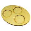 LITKO 3-Figure 126x167mm Oval Squad Tray for 50mm Circle Bases Compatible with Warhammer view 1