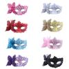 8 Pieces Masquerade Masks, Messar Vintage Lace Masquerade Mask Venetian Masks Set with Butterfly Design for Mardi Gras Carnival Prom Ball Fancy Dress Party Supplies (Set 1) view 1