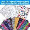 Crayola Trolls World Tour Inspiration Art Case, Over 110 Pieces, Art Set, Gifts for Kids, Age 5, 6, 7, 8 view 4