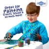 Abstract Kids Painting Apron - Toddler Art Smock - Waterproof Long Sleeve with 2 Pockets - Smocks for Kids for Painting and Eating (6 Months - 10 Years) view 2