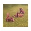 Jacqueline Stanhope The Nursery Fine art and canvas prints of an original oil painting. Beautiful wall art of horses and ponies. Ready for framing for home and wall decor. view 1