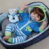 CHAREX Lifelike Reborn Baby Dolls Boy - 18 Inch Baby Toddler Soft Body Realistic Newborn Baby Doll Real Life Baby Dolls Toy Gift with Accessories for Kids Age 3+ view 2