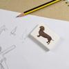 Azeeda 2 x 45mm 'Dachshund' Erasers/Rubbers (ER00022057) view 2