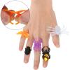 Gejoy Halloween Plastic Ring Spider Rings Bat Rings Accessory for Halloween Party Favors Decor (175) view 3
