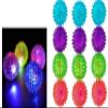 JA-RU Light Up Spiky Balls for Kids (12 Pack)  Light Up Bouncy Balls, Spiky Fidget Toys, Sensory Bin Filler, Stress Relief Toy, Bulk Party Favors  695-12p view 1