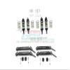 GPM For Traxxas Rustler 4X4 VXL (67076-4) Upgrade Parts Front & Rear Aluminum Shocks + Steel #45 Axles + Spring Steel Hex (Low Center Of Gravity Set) - 64Pc Set Black view 1