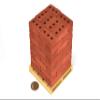 Acacia Grove Mini Red Bricks with Pallet, 1/6 Scale (64 Pack) view 2