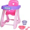 JC Toys Deluxe Doll Accessory Bundle | High Chair, Crib, Bath and Extra Accessories for Dolls up to 11" | Fits 11" La Baby & Other Similar Sized Dolls, Pink (81453) view 2